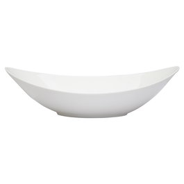 Avet Bol Oval 23x15 cm Plain White (6 Unidades) Apto Microondas y Lavavajillas Alta Resistencia